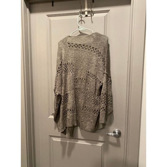 NWOT Open Weave Cardigan – Women’s XXL Olive-Grey - Picture 4 of 5